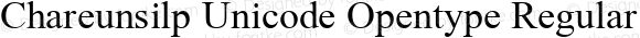 Chareunsilp Unicode Opentype Regular