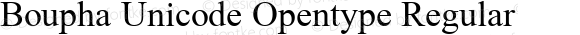 Boupha Unicode Opentype Regular