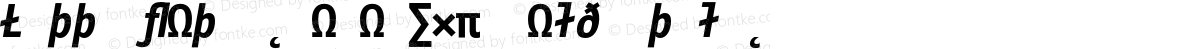 LetterGothicMono Exp Bold Italic
