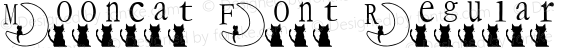 Mooncat Font