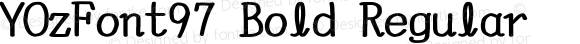 YOzFont97 Bold Regular