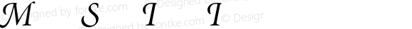 Minion Swash Italic Italic