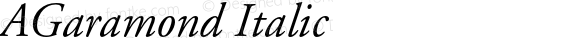 AGaramond-Italic