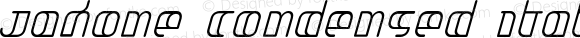 Jakone Condensed Italic