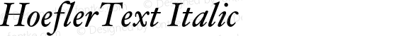 HoeflerText-Italic