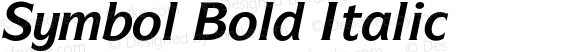 Symbol Bold Italic 001.000