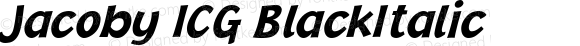 Jacoby ICG BlackItalic