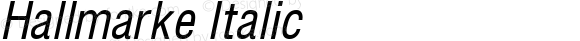 Hallmarke Italic