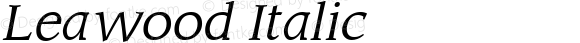 Leawood Italic