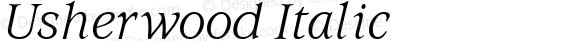 Usherwood Italic