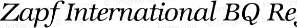 ZapfInternationalBQ-MediumItalic