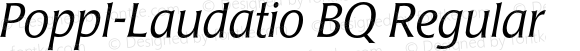 PopplLaudatioBQ-LightItalic