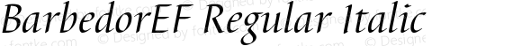 BarbedorEF Regular Italic