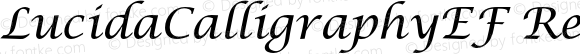 LucidaCalligraphyEF Regular