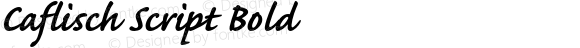 Caflisch Script Bold 001.001