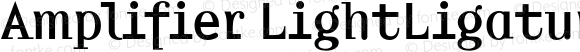 Amplifier LightLigatures Regular 001.000