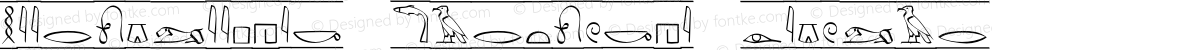 Hieroglyphic Cartouche Regular