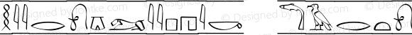 Hieroglyphic Cartouche Regular