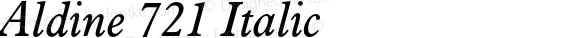 Aldine721BT-Italic