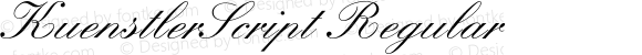 KuenstlerScript Regular