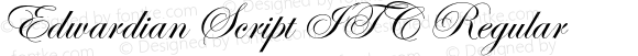 Edwardian Script ITC Regular