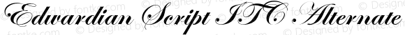 Edwardian Script ITC Alternate Bold