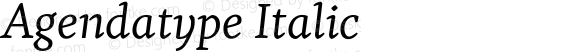 Agendatype Italic