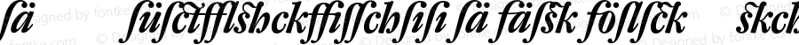 DTL Fleischmann D Alt Bold Italic 001.000