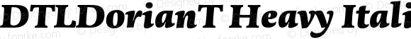 DTLDorianT-HeavyItalic