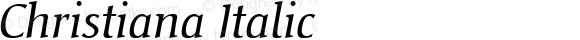 Christiana Italic