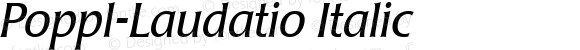 Poppl-Laudatio Italic