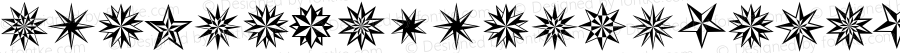 XStarsAndStripesOne Regular Macromedia Fontographer 4.1.3 7/13/96