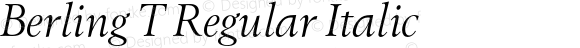 Berling T Regular Italic