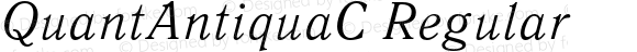 QuantAntiquaC-Italic