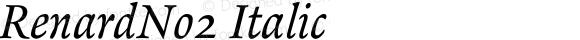 RenardNo2-Italic