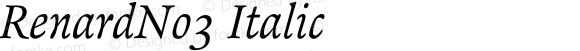 RenardNo3-Italic