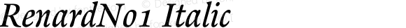 RenardNo1-Italic