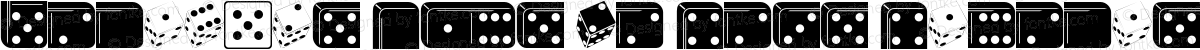 Linotype Game Pi Dice Dominoes Regular