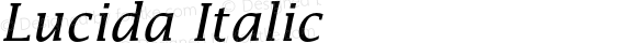 Lucida-Italic