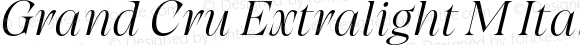 Grand Cru Extralight M Italic