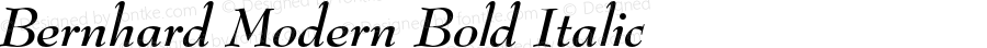 Bernhard Modern Bold Italic