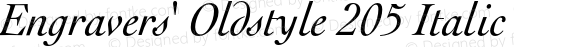 EngraverOldsty205BT-Italic