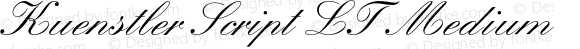 Kuenstler Script LT Medium