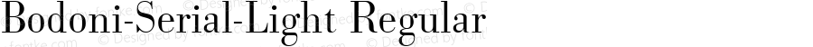 Bodoni-Serial-Light-Regular