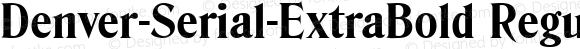 Denver-Serial-ExtraBold Regular