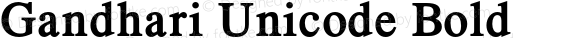 Gandhari Unicode Bold