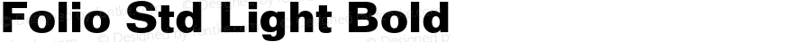 Folio Std Light Bold