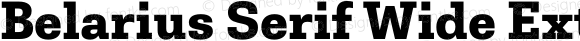 Belarius Serif Wide Extrabold