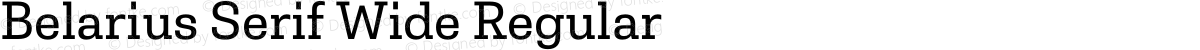 Belarius Serif Wide Regular