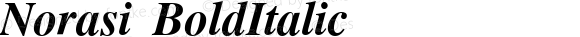 Norasi Bold Italic